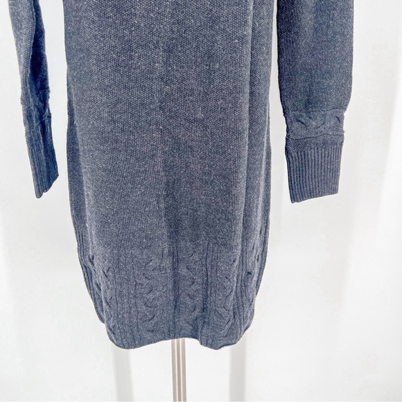 Lacoste Merino Extra Fine Wool Gray Sweater Dress - Picture 5 of 6